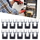 thumbnail image 4 of Bloque de Puta Tira Terminal, Conjunto de Tiras de Terminal de Tipo Horquilla 20pcs Retardante de conductividad Confiable Simple para Talleres de Fábrica para el Sitio de, 4 of 7