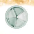 thumbnail image 3 of Home Plastic Dried Fruit Box Detachable Multifunction Food Plate Snack Tray Snack Storage Box for Candy Fruits Nuts with Lid (Green), 3 of 9