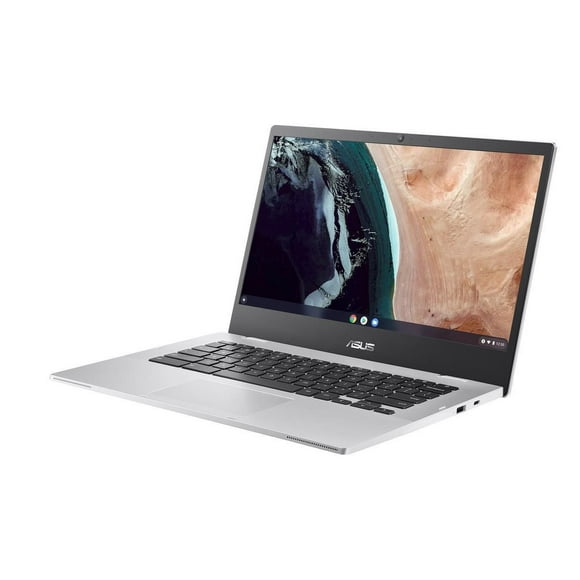 Refurbished ASUS CX1400CKA-WS01-CB 14" HD Celeron N4500 1.1GHz Intel UHD Graphics 4GB RAM 64GB SSD Chrome OS Transparent Silver