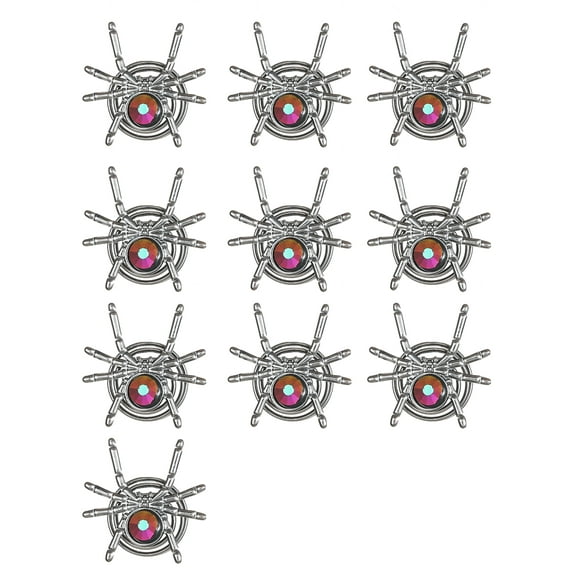 Way to Celebrate Halloween Spider Hair Coils, 10 Pieces