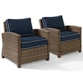 thumbnail image 1 of Pemberly Row 2 Piece Outdoor Wicker Seating Set, 1 of 7