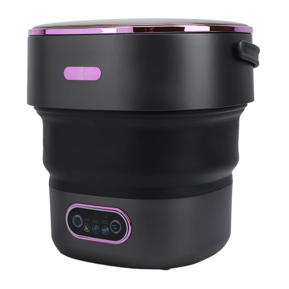 13L Clothing Washer, Full Automatic Portable Laundry Machine Hand Wash with Drain Hose, Mini Washer for Apartment Dormitory Hotel, Foldable Laundry Washer