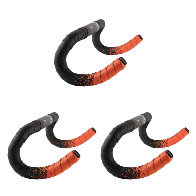 Yuarrent 2 unidades/caja de envolturas para manillar de bicicleta, cinta para bicicleta, cinturón ligero, naranja Type1 NO1