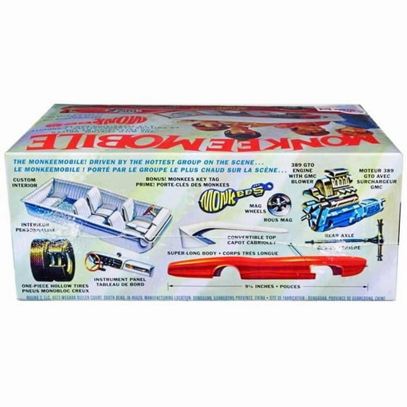 MPC Monkeemobile TV Car 1/25 MPC996M Plastics Car/Truck 1/24-1/25