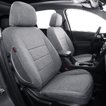 Coverdream Custom Fit Colorado Car Seat Covers for Chevy Colorado 2014 2015 2016 2017 2018 2019 2020 2021 2022 - Polyester (Gray,Full Set)