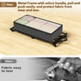 thumbnail image 4 of Lengthened Under Bed Storage with 6 Wheels, Rolling Underbed Storage with Handle, Metal Under the Bed Storage with High Load Capacity Up to 80LBS (2 Pack (36.42"x16.73"x2.36")), 4 of 8