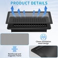 thumbnail image 6 of IUU - Extra Strong Magnetic Air Vent Screen Cover for Floor 5-Pack (5'' x 11'', Brown), 6 of 7
