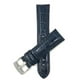 Bracelet de Montre en Cuir Alligator 20mm pour Homme, Finition Brillante, Boucle en Acier Inoxydable – image 1 sur 7