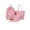 Pink, variant on Weebloom 4Pcs Bow School Backpack For Kids Girls Cute Three Piece Daypack With Multiple Pockets Large Bookbag Middle High School College Black