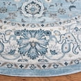 thumbnail image 3 of SAFAVIEH Isabella Kiana Oriental Area Rug, Light Blue/Cream, 6'7" x 6'7" Round, 3 of 11