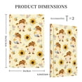 thumbnail image 5 of Kll Watercolor Bee Honey Honeycomb Bee Wall Plate,Gloss Finish,Standard Size 1 - 5" X 3", Polycarbonate Thermoplastic,Electric Receptacle Plug Covers, 5 of 8