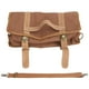 thumbnail image 1 of Bolsa de herramientas para camarero, bolsa para kit de barra, lona impermeable, múltiples compartimentos, bolsa enrollable portátil para camarero con correa para el hombro, café, 1 of 10