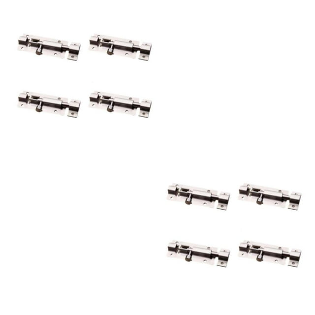 Maytalsory 4pcs/set Stylish Door Upgrade Home Security With Easy Installation Satisfaction Guaranteed Sliding Door Lock 2.5 inch 2PCS