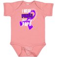 thumbnail image 3 of Inktastic I Wear Purple for My Papa Pancreatic Cancer Awareness Boys or Girls Baby Bodysuit, 3 of 5