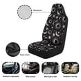thumbnail image 6 of Yuyamidu Sun and Moon Car Seat Cover Full Set Waterproof Auto Front Seat Covers Black Vehicle Bucket Seat Pad, Car Interior Accessories, Fit Most Vehicle, Sedan, 6 of 7