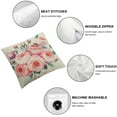 thumbnail image 4 of Acheng Happy Mother’s Day Pillow Covers 2pcs Spring Pink Flowers Leaves with Best Mommy Ever Love Heart Farmhouse Decorative Cushion Cover 2pcs Mom Grandma Gifts White, 4 of 6
