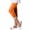 Orange, variant on Huanglei Girls' Autumn/Spring Fashion Lace Trimmed Stretchy Color Leggings