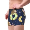 thumbnail image 4 of Kll Sloth With Donuts Men'S Cotton Boxer Briefs Underwear-Medium, 4 of 9