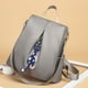 thumbnail image 4 of Mochila De Color Sólido Para Mujer Con Colgante De Gato, Bolsa De Viaje De Gran Capacidad, Mochila Impermeable De Tela Oxford, Mochila De Ocio, Mochila Escolar Speravity AP006916-01, 4 of 6