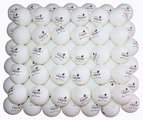 Pack of 6 3-Star PREMIUM 40+mm Table Tennis Balls Official Ball White 