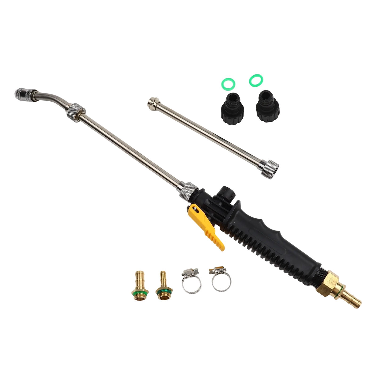PASILI Stainless Steel Spray Wand, 3 Length Options, Rotating Nozzle For Mist Or Stream, Compatible With Hose Sizes