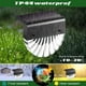thumbnail image 4 of RV Luces solares para luces de jardín al aire libre, impermeables con energía solar para decoración de jardín, 4 luces LED de jardín para patio y escaleras, 2 modos LED de color cálido/cambio de color, luces de paisaje brillar Electrónica, 4 of 5
