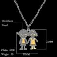 thumbnail image 2 of Brands Boys Girls Family Necklace Stainless Steel Pendant For Love Jewelry Children Gifts---Product code 43850, 2 of 4