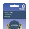 thumbnail image 3 of Helping Hand Thumb Tacks Push Pins 100 Pieces Brass with Reusable Storage Case, 3-Pack, 3 of 7