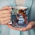 thumbnail image 4 of Xihbxyly Ofertas por menos de 10 dolares Taza de café de cerámica navideña Taza de muñeco de navidad Regalo de Navidad, 4 of 4