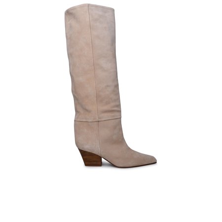 

Paris Texas Woman Beige Suede Blend Boots