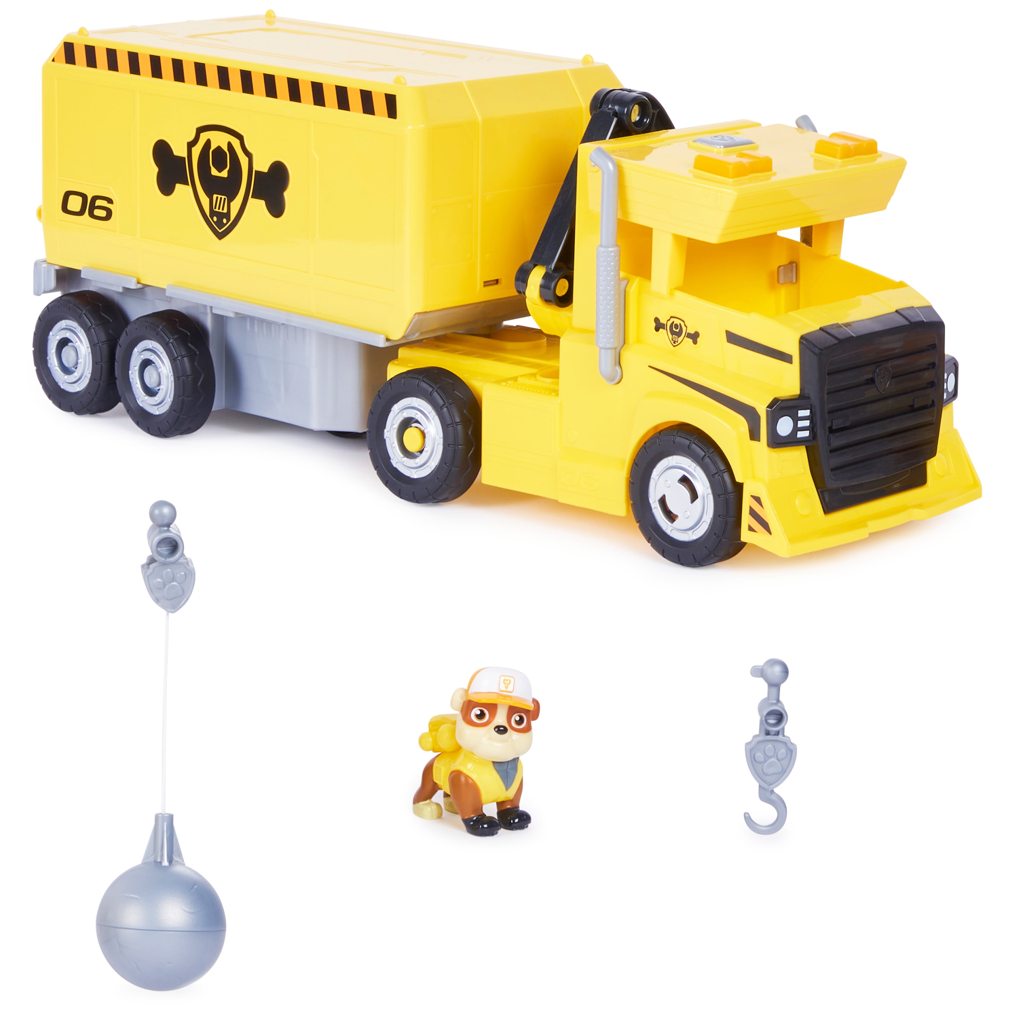 PAW Patrol, Rubble 2 in 1 Transforming X-Treme Truck and Figure