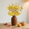 thumbnail image 6 of Cheapark Artificial Fall Maple Leaf - One Realistic Color Flower Arrangement Accessory for Thanksgiving Home Scenic Decor, 6 of 6