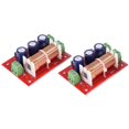 thumbnail image 3 of 2Pcs 400W Speaker Crossover 2 Way Audio Adjustment Tweeter Bass Speakers Filter Frequency Divider fo, 3 of 5