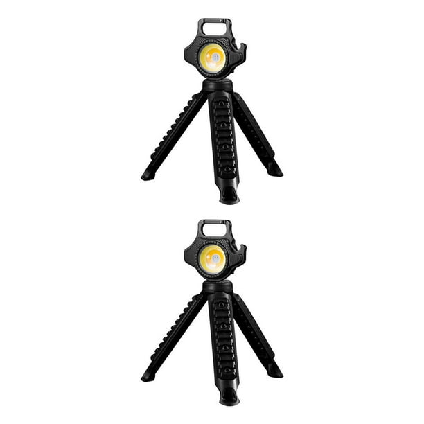 Llavero linterna impermeable Sonducket 2piezas recargable multiusos con soporte