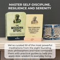 thumbnail image 2 of Tarjetas de afirmación MindMint Daily Stoicism con soporte de madera, 2 of 8