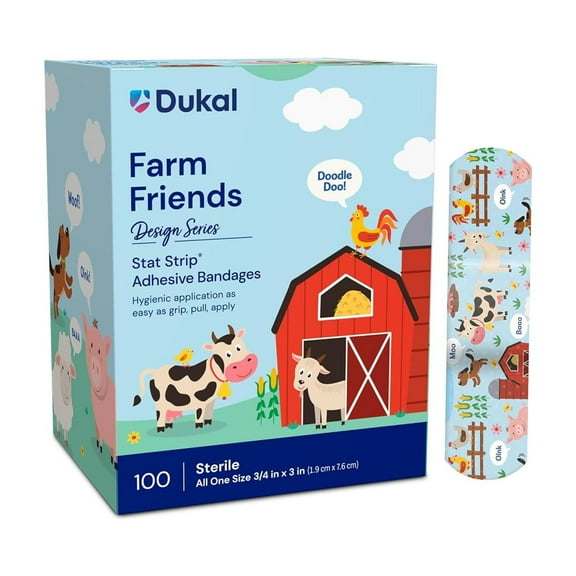 American® White Cross Stat Strip® Adhesive Strip, Fabric, 100/Box (296235_BX)