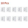 thumbnail image 1 of Ganchos autoadhesivos multiusos, ganchos redondos montados en la pared, estante de almacenamiento sin perforaciones para cocina y baño, 1-10 Uds., 1 of 5