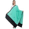 thumbnail image 1 of Phagun Indian Cotton Dupatta Embridered Chunni Long Stole Throw Scarf-Sea Green, 1 of 5