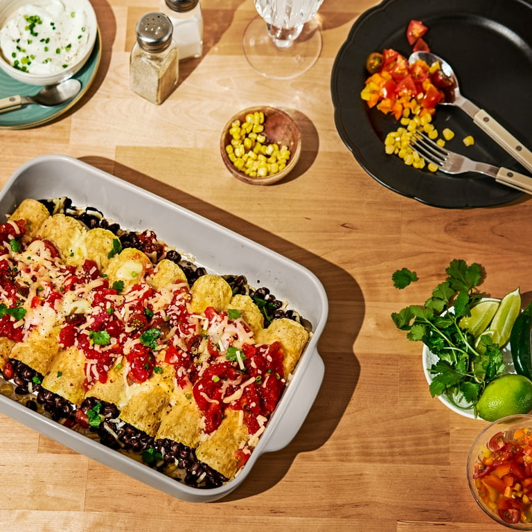Free Shipping! Beautiful Stoneware Baking Dish 9