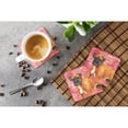 thumbnail image 3 of German Boxer Love Foam Coaster Set of 4 Red, 3 of 3