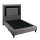 thumbnail image 3 of Box Base Cama Dicasa Cabecera Bora Plomo Queen Size Gris Negro, 3 of 8