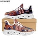 thumbnail image 1 of Zapatillas de deporte unisex con cordones y diseño de calavera y bandera estadounidense, de tendencia, para mujer, calzado transpirable para caminar, 1 of 6