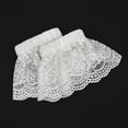 thumbnail image 6 of Ticikt Lace Jabot Necktie Ruffle Neckwear Collar with Embroidered Detailing, 6 of 9