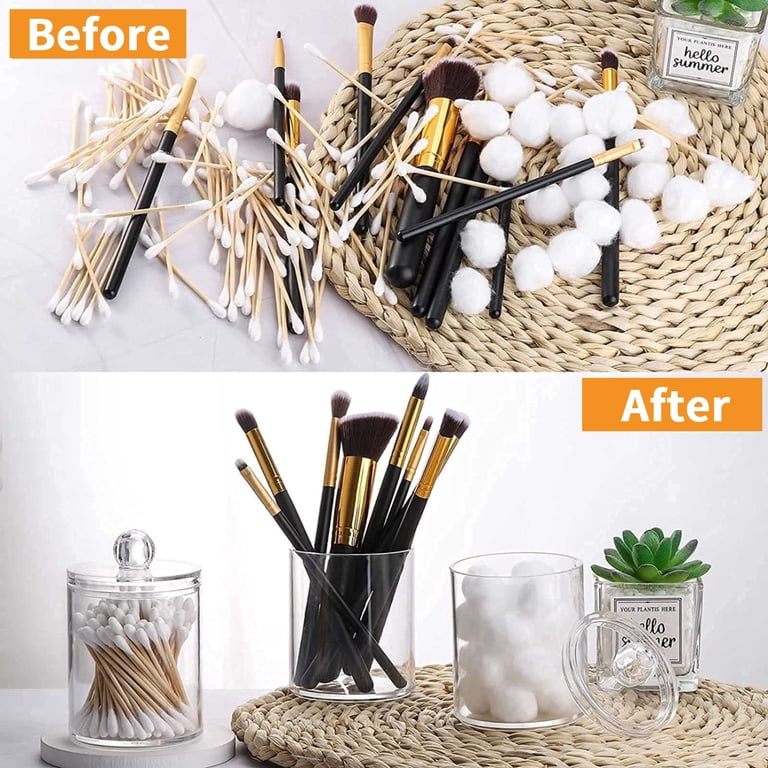 TSV 2-Piece Clear Acrylic Storage Jars With Lids photo 5