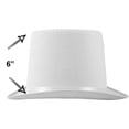 thumbnail image 4 of Divertido disfraz de fieltro blanco con sombrero de fiesta para adulto, 4 of 7