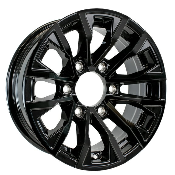eCustomrim Aluminum Trailer Wheel 16X6 16" Edge BFP 6 Lug On 5.5" Center Rim