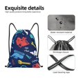 thumbnail image 4 of Fotbe Colorful Excavator Bolsa Mochila con Cordón Estampada, Bolsa de Gimnasio Deportiva, Bolsa Cinch, Bolsa con Cordón para Hombres y Mujeres-Small, 4 of 6