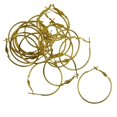 thumbnail image 3 of Pendientes de aro grandes Sunnimix Redondo Simple De Huggie 20pcs Cuelga Joyería Oro, 3 of 6
