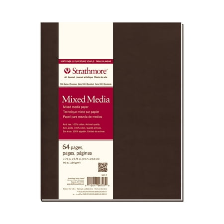- Strathmore Mixed Media Art Journal, 500 Series, 90 lb., 7.75