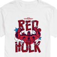 thumbnail image 3 of Marvel Captain America: Brave New World - Scribble Red Hulk - Men's Short Sleeve Graphic T-Shirt, 3 of 5
